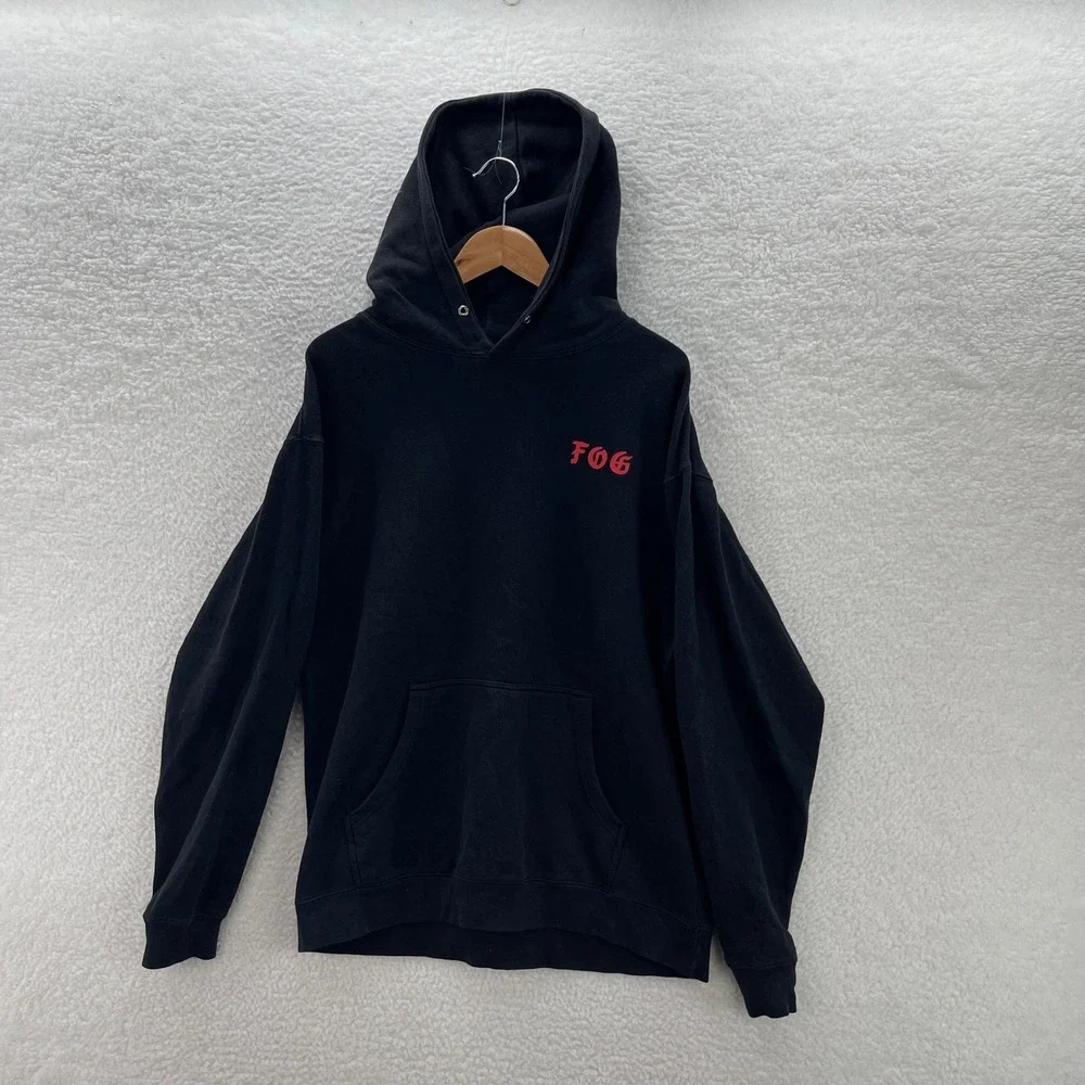 Forward Observations Group Hoodie Mens Large Black Be Seeing You Skull Tactical